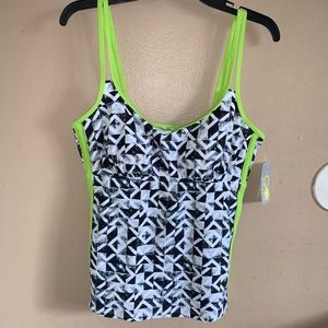 NWT WOMENS GO GOSSIP swim top size L